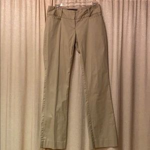 The Limited collection drew fit tan pants. Size 2